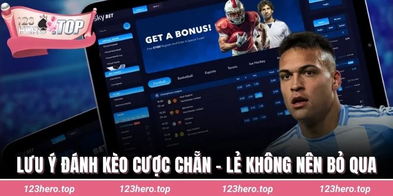 Lưu ý đánh kèo cược chẵn - lẻ không nên bỏ qua