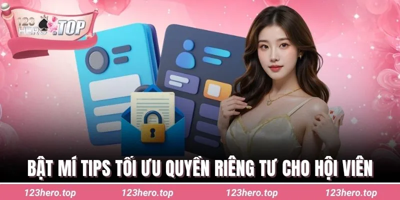 Bật mí tips tối ưu quyền riêng tư cho hội viên